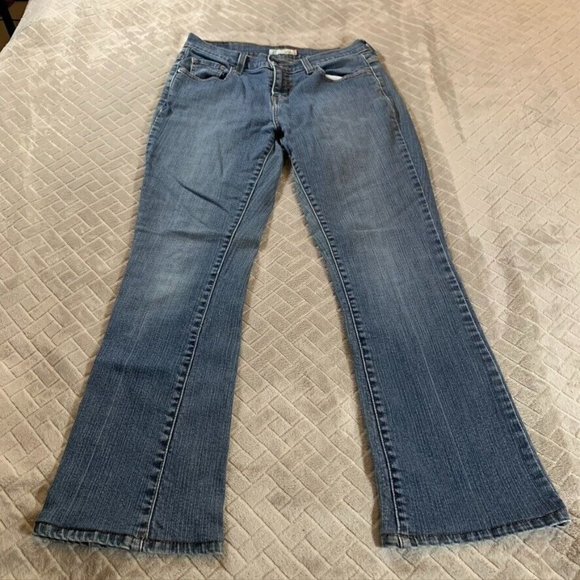 Levi's Denim - Levis Womens 6 Denim Jeans Blue 515 Boot Cut Mid Rise Medium Wash Stretch